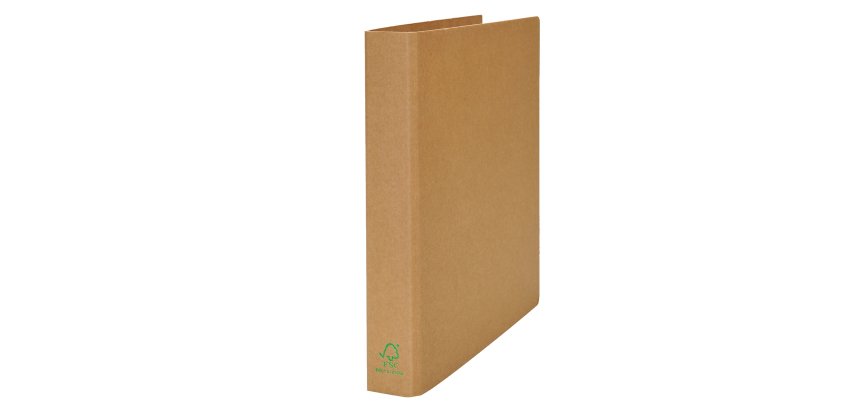 Raccoglitore Eco - 22 x 30 cm - 4 anelli tondi 30 mm - dorso 4 cm - avana - Starline