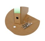 Registratore commerciale/UNI - Eco - dorso 5 cm - avana - Starline