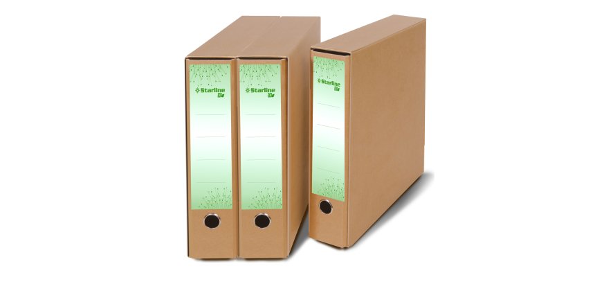 Registratore Avana Eco - protocollo - dorso 8 cm - Starline