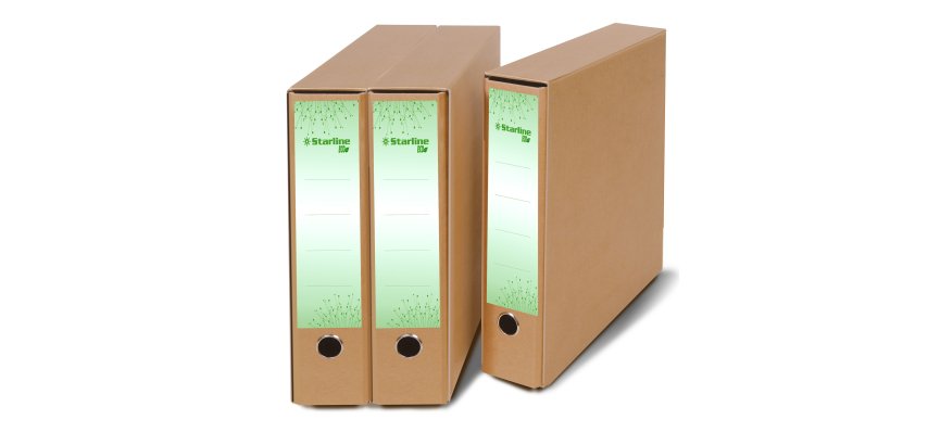 Registratore Avana Eco - protocollo - dorso 5 cm - Starline