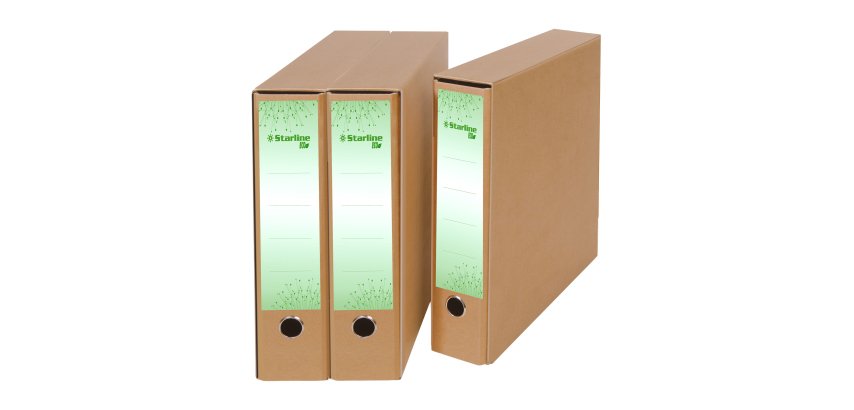 Registratore Avana Eco - commerciale - dorso 8 cm - avana - Starline