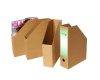 Portariviste Eco - 25 x 35 x 8 cm - dorso 8 cm - avana - Starline