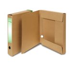 Scatola progetto con elastico - cartone FSC - dorso 10 cm - 25x35 cm - avana - Starline