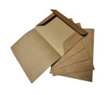 Cartellina 3 lembi Eco - 225 gr - 24,5 x 34 cm - cartoncino kraft - avana - Starline - conf. 25 pezzi