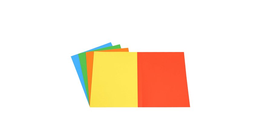 Cartellina semplice - 200 gr - A4 - cartoncino bristol - 5 colori assortiti - Starline - conf. 50 pezzi