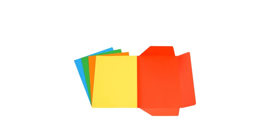 Cartellina 3 lembi - 200 gr - 25 x 34,5 cm - cartoncino bristol - 5 colori assortiti - Starline - conf. 25 pezzi