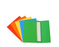 Cartellina a busta - 200 gr - 26 x 34 cm - cartoncino bristol - 5 colori assortiti - Starline - conf. 25 pezzi