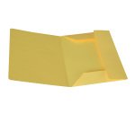 Cartellina 3 lembi - 200 gr - 25 x 34,5 cm - cartoncino bristol - giallo sole - Starline - conf. 25 pezzi