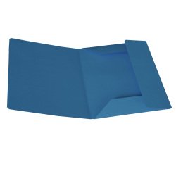 Cartellina 3 lembi - 200 gr - cartoncino bristol - blu - Starline - conf. 25 pezzi