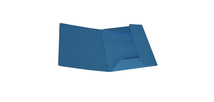Cartellina 3 lembi - 200 gr - 25 x 34,5 cm - cartoncino bristol - blu - Starline - conf. 25 pezzi