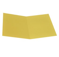 Cartellina semplice - 200 gr - cartoncino bristol - giallo sole - Starline - conf. 50 pezzi