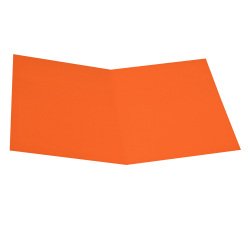 Cartellina semplice - 200 gr - cartoncino bristol - arancio - Starline - conf. 50 pezzi
