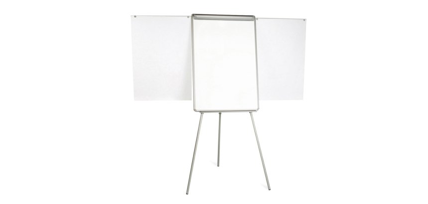 Lavagna portablocco con bracci estensibili - 70 x 102 cm - bianco - Starline