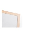Lavagna bianca magnetica - 60 x 90 cm - cornice legno - bianco - Starline