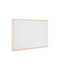 Lavagna bianca magnetica - 60 x 90 cm - cornice legno - bianco - Starline