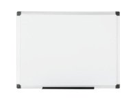 Lavagna magnetica - 90 x 120 cm - superficie in acciao laccato - cornice in alluminio - bianco - Starline