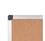 Lavagna - 45 x 60 cm - superficie in sughero - cornice in alluminio - Starline