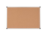 Lavagna - 60 x90 cm - superficie in sughero - cornice in alluminio - Starline