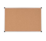 Lavagna - 90 x120 cm - superficie in sughero - cornice in alluminio - Starline