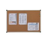 Lavagna - 90 x120 cm - superficie in sughero - cornice in alluminio - Starline