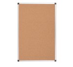 Lavagna - 90 x120 cm - superficie in sughero - cornice in alluminio - Starline