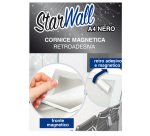 Cornice magnetica retroadesiva Starwall - A4 - nero - Starline