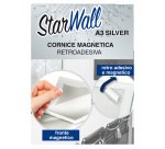 Cornice magnetica retroadesiva Starwall - A3 - silver - Starline