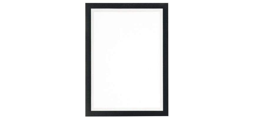 Cornice magnetica retroadesiva Starwall - A3 - nero - Starline