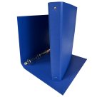 Raccoglitore King - 22 x 30 cm - 4 anelli tondi 30 mm - dorso 4 cm - rivestimento in PP - blu - Starline