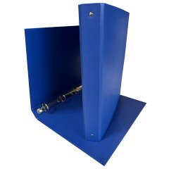 Raccoglitore King - 4 anelli tondi 30 mm - dorso 4 cm - 22x30 cm - rivestimento in PPL - blu - Starline