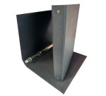 Raccoglitore King - 22 x 30 cm - 4 anelli tondi 30 mm - dorso 4 cm - rivestimento in PP - nero - Starline