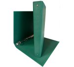 Raccoglitore King - 22 x 30 cm - 4 anelli tondi 30 mm - dorso 4 cm - rivestimento in PP - verde - Starline