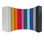 Raccoglitore King - 22 x 30 cm - 4 anelli tondi 30 mm - dorso 4 cm - rivestimento in PP - bianco - Starline