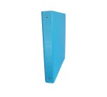 Raccoglitore King - 22 x 30 cm - 4 anelli tondi 30 mm - dorso 4 cm - rivestimento in PP - azzurro - Starline