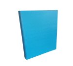 Raccoglitore King - 22 x 30 cm - 4 anelli tondi 30 mm - dorso 4 cm - rivestimento in PP - azzurro - Starline