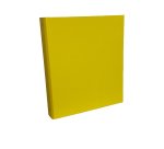 Raccoglitore King - 22 x 30 cm - 4 anelli tondi 30 mm - dorso 4 cm - rivestimento in PP - giallo - Starline