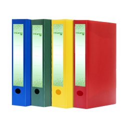 Scatola progetto Eco - 25 x 35 cm - dorso 40 mm - giallo - Starline