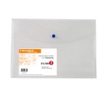 Busta con bottone - A4 - PP - trasparente neutro - Starline