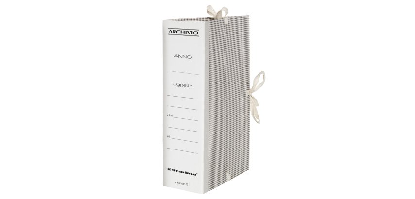 Faldone - lacci incollati - tela - 35 x 25 cm - dorso 5 cm - Starline