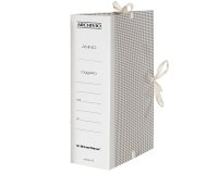 Faldone - lacci incollati - tela - 35 x 25 cm - dorso 8 cm - Starline