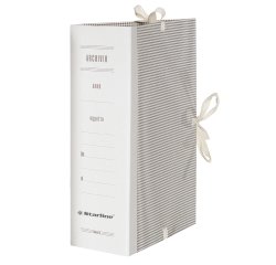Faldone - lacci incollati - tela - 35 x 25 cm - dorso 12 cm - Starline