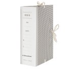 Faldone - lacci incollati - tela - 35 x 25 cm - dorso 18 cm - Starline