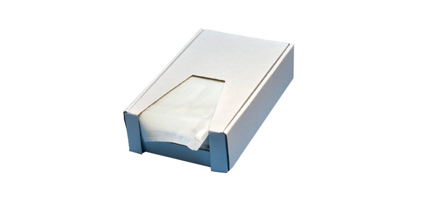 Busta adesiva portadocumenti - senza stampa - C5 (23 x 15 cm) - carta - trasparente - Eco - Starline - conf. 250 pezzi