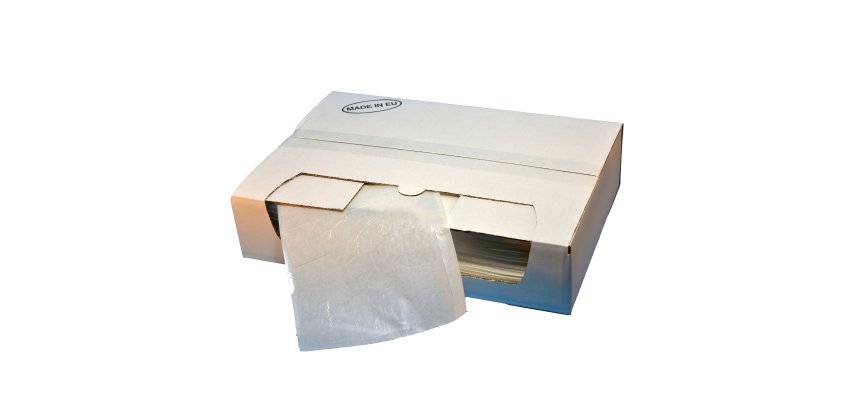 Busta adesiva portadocumenti - senza stampa - C6 (16 x 12 cm) - carta - trasparente - Eco - Starline - conf. 250 pezzi