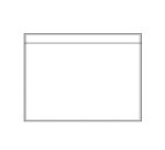 Busta adesiva portadocumenti - senza stampa - C6 (16 x 12 cm) - carta - trasparente - Eco - Starline - conf. 250 pezzi