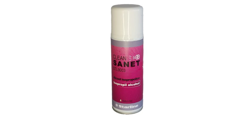 Alcool isopropilico Clean Sanet - 200ml - Starline