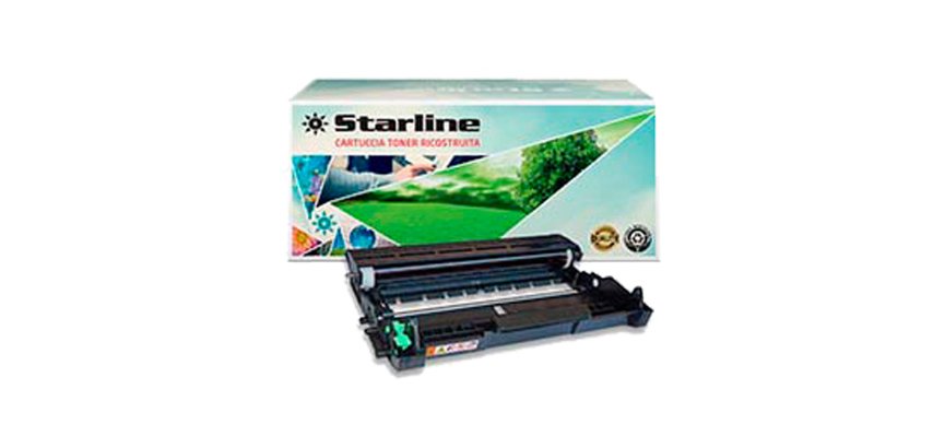 Starline - Tamburo Ricostruito - per Brother - Nero - DR2200 - 12.000 pag