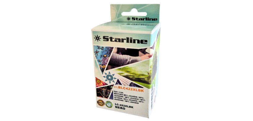 Starline Cartuccia Nero per Brother LC-422XLBK