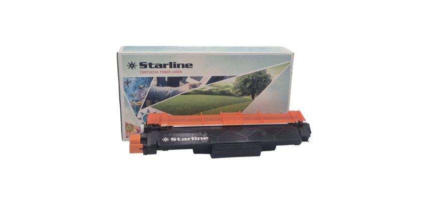 Starline - Toner ricostruito per Brother - Nero - TN-247BK - 3.000 pag