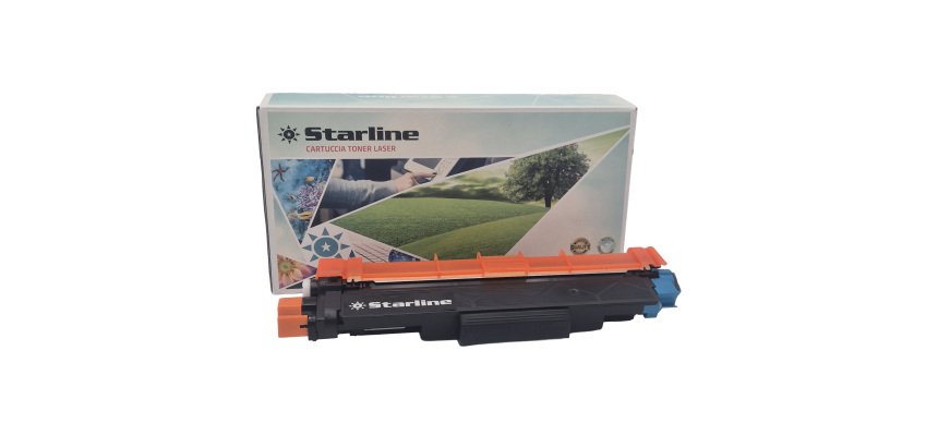 Starline - Toner ricostruito per Brother - Ciano - TN-247C - 2.300 pag